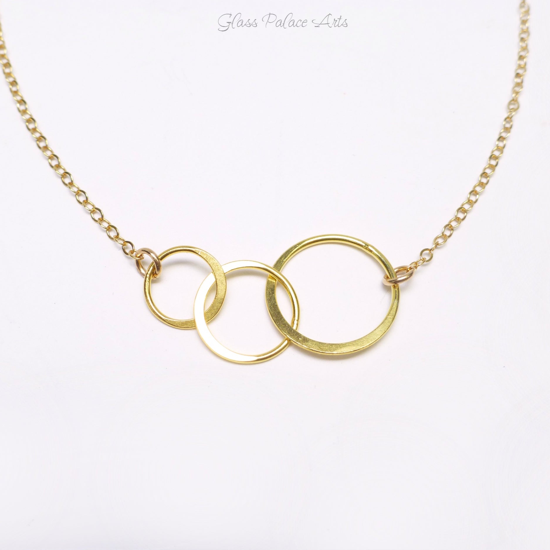 Infinity Necklace For Three Generations On Message Card